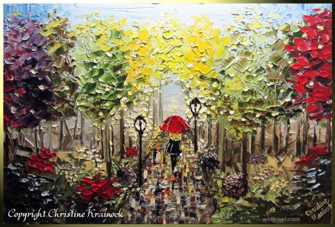 palette knife painting