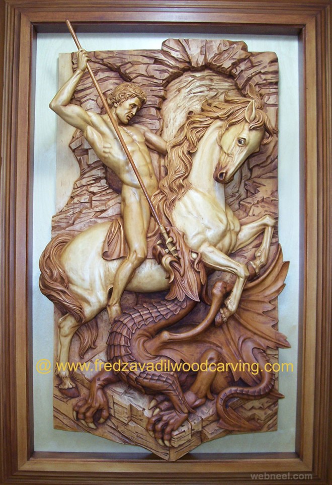 wood carving sculptures
