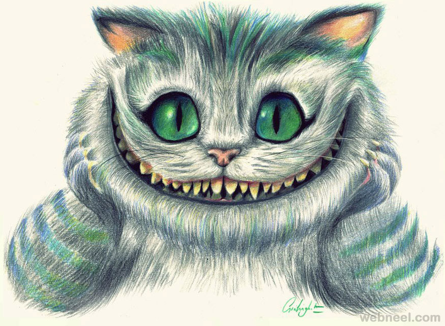 Evil Cat Drawing 25