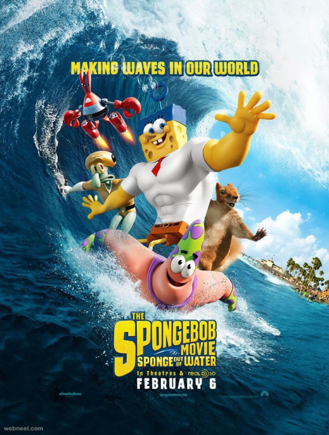 sponge out of water animation movie