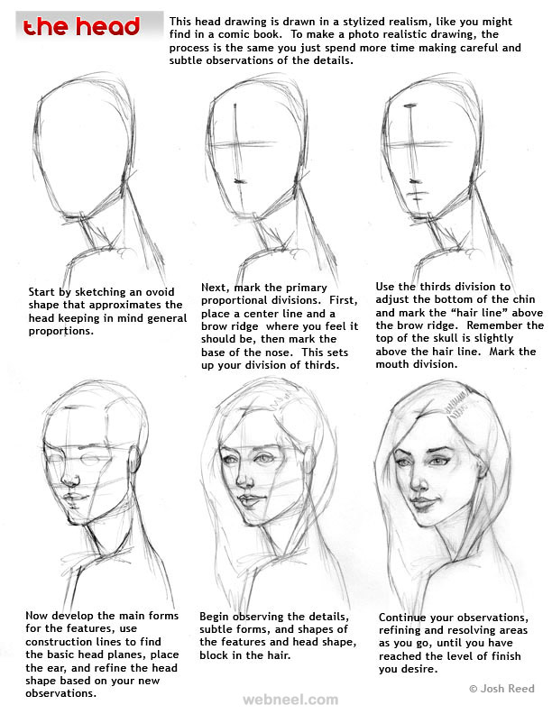Face Drawing 16 - Preview