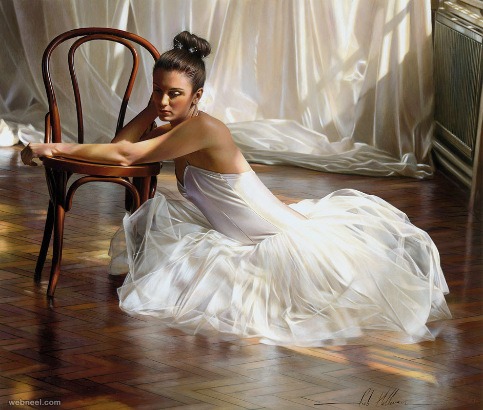 26 Hyper Realistic and Beautiful Oil Paintings by Famous ...