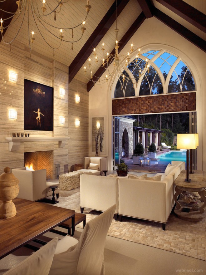 33 examples of modern living room ceiling design ...