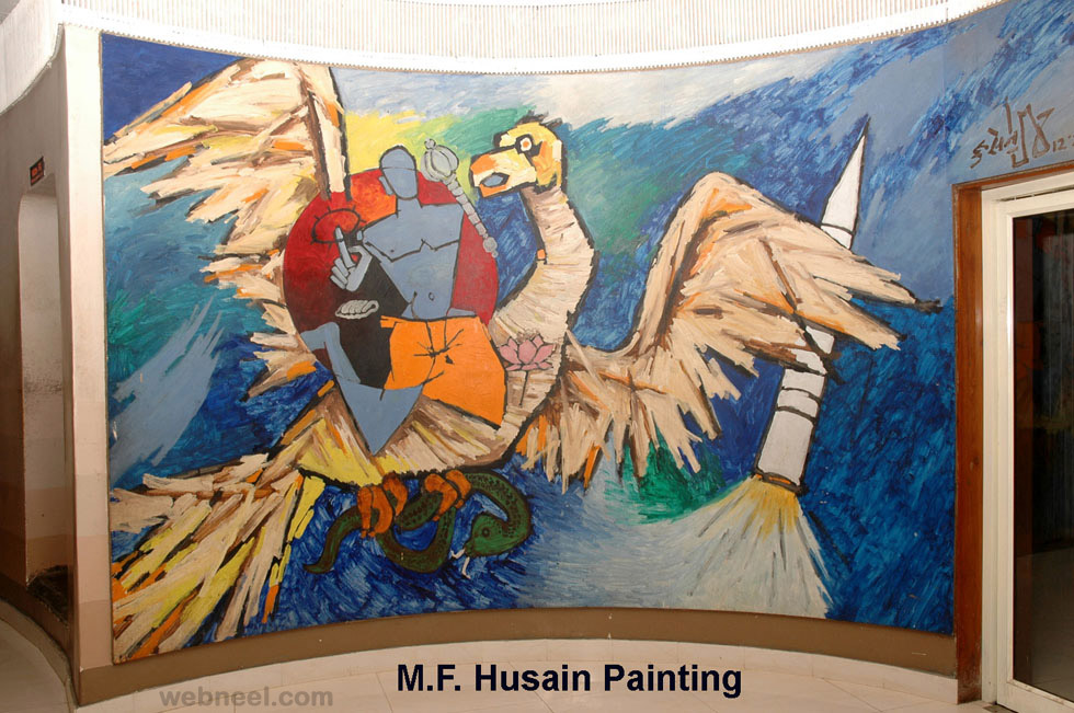 God Mf Husain Painting 26