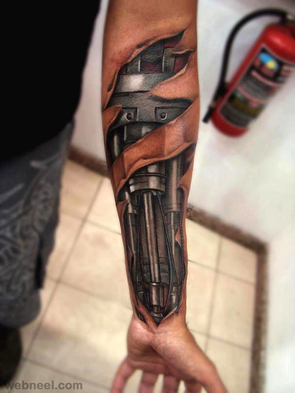 3d tattoo arm