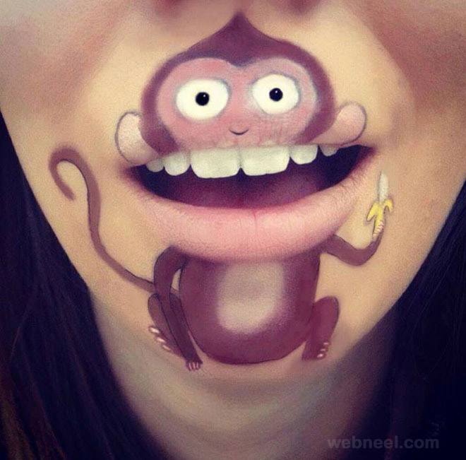 lip art monkey