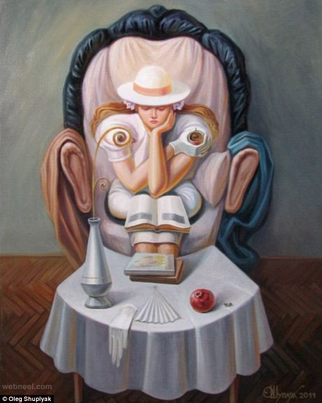 Oleg Shuplyak Illusion Painting Salvador Dali 9 - Full Image