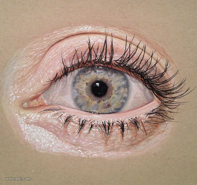 drawing of eyes jose vergara