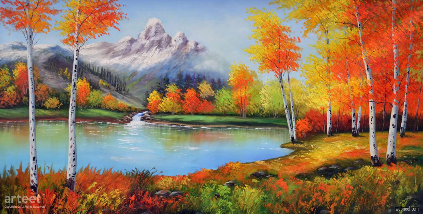 20 Beautiful Landscape Oil Paintings and art works from ...