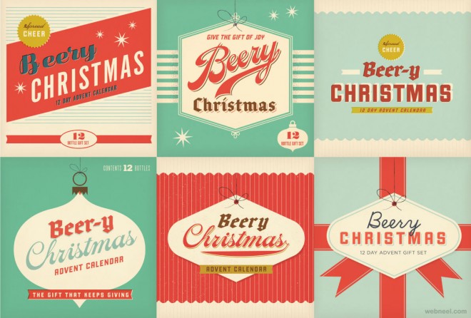 32 Creative Christmas Greeting Cards for your inspiration
