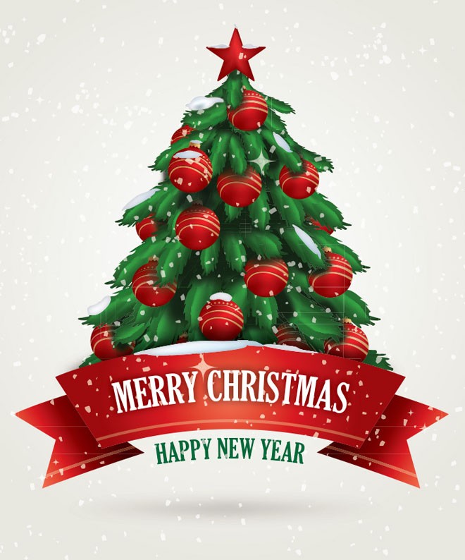 60 Free Christmas Vector Design Resource for Greeting ...