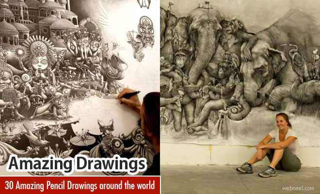 30 Amazing Pencil Drawings around the world for your ...
