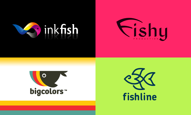 40 Brilliant Fish themed logo designs for your inspiration