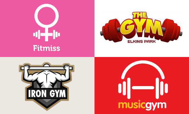 30 Creative Gym and Fitness themed logo designs for your inspiration