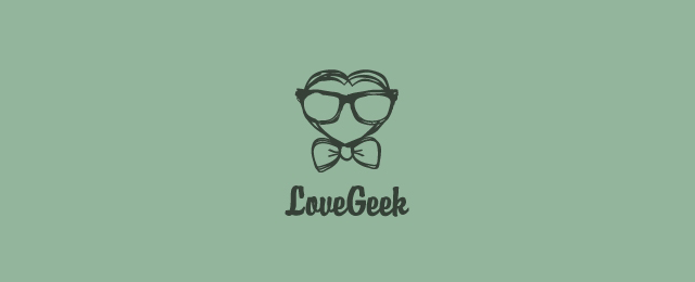 best love themed logo design