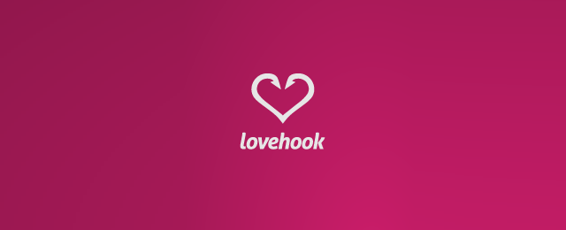 best love themed logo design