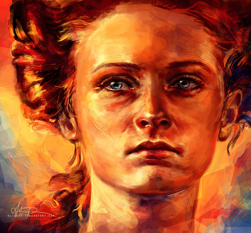Alice x zhang digital painting%20(7) 25 Beautiful Color Bursting Illustrations and digital paintings by Alice X. Zhang