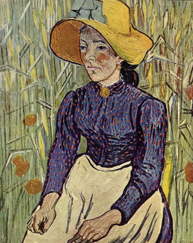 30-Peasant Woman Against a Background of Wheat 30-Peasant Woman Against a Background of Wheat