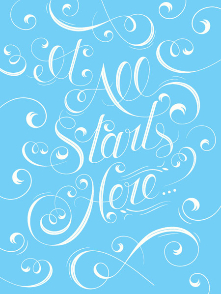 typography illustration graphic designs