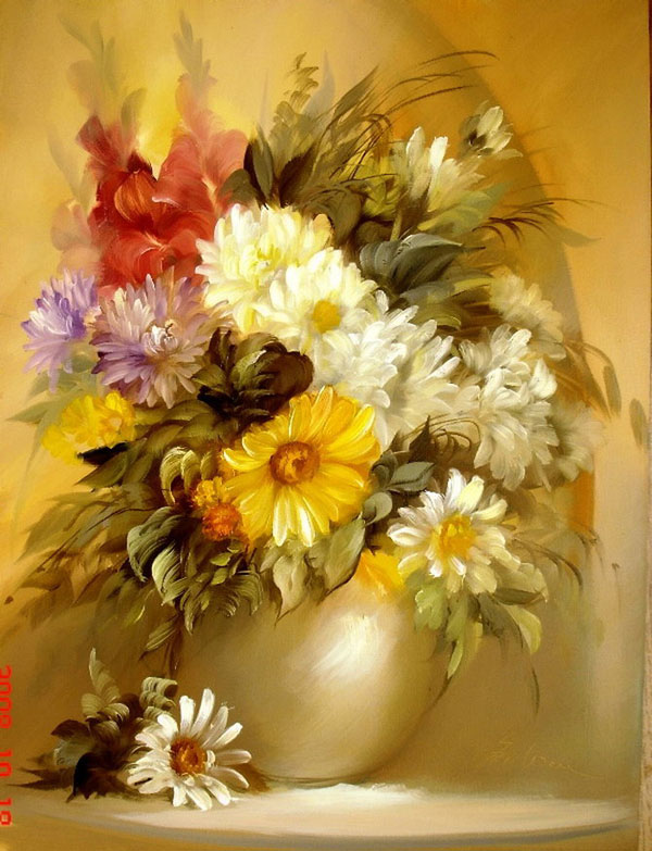 Bouquets Painting by Szechenyi Szidonia (6)