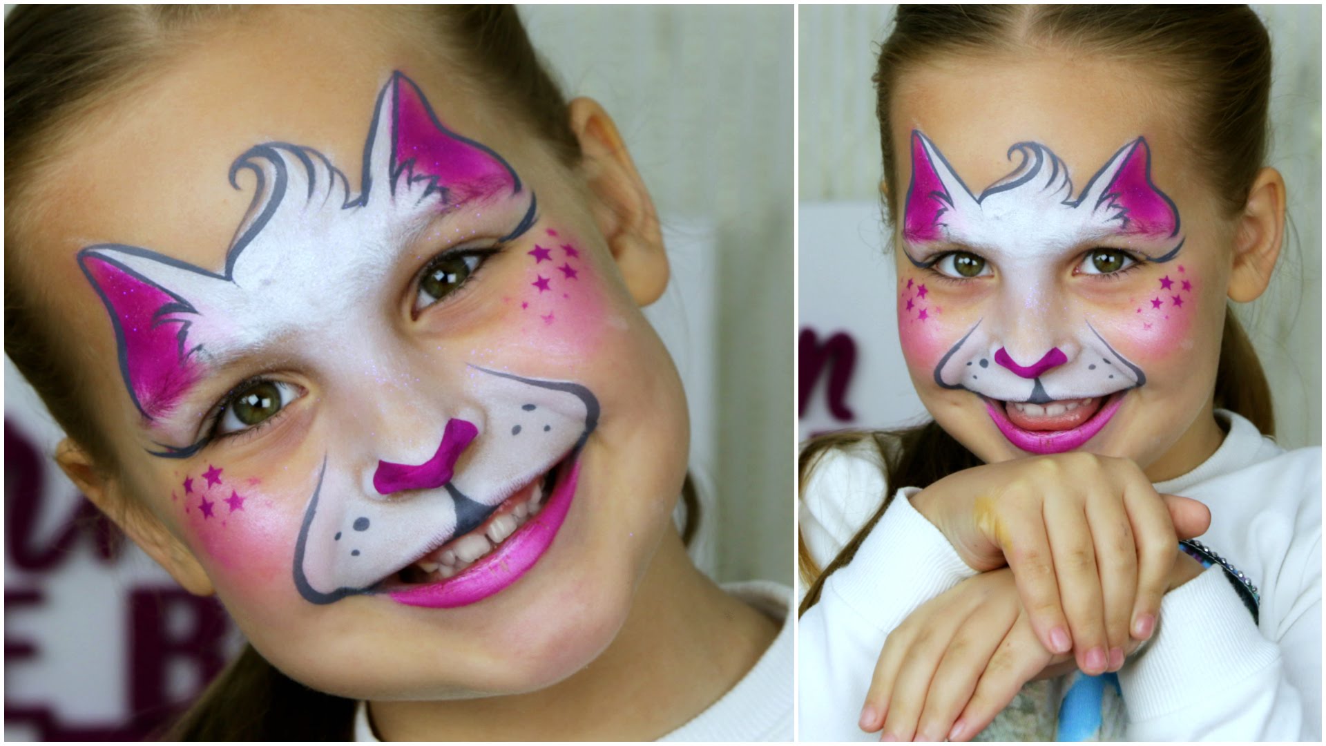 Kitty Cat - Easy Face Painting Tutorial | Paintings