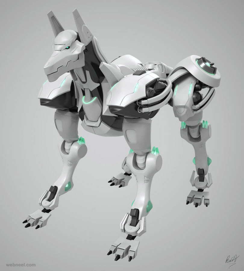 3d dog robot