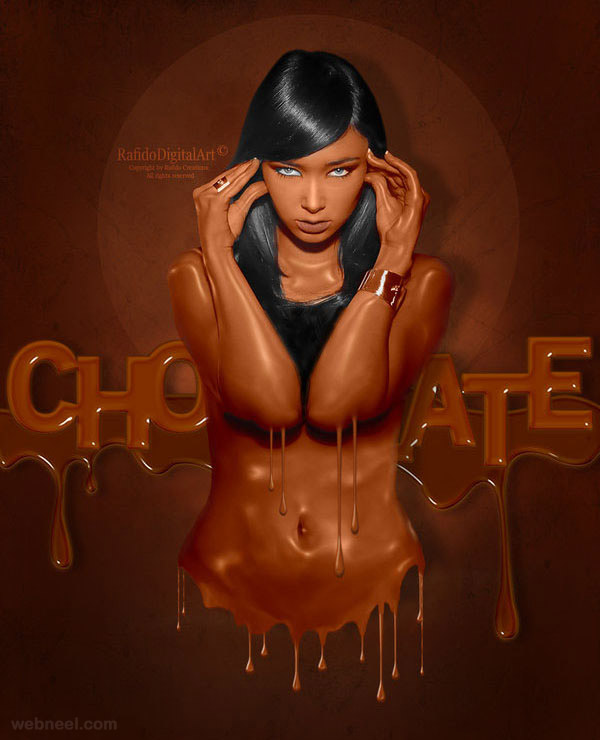 photo manipulation chocolate