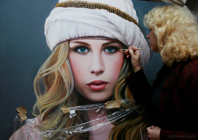 realistic oil painting