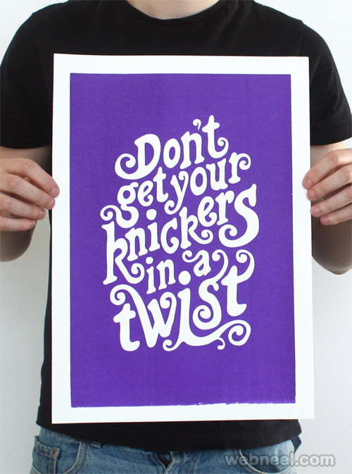 typography poster