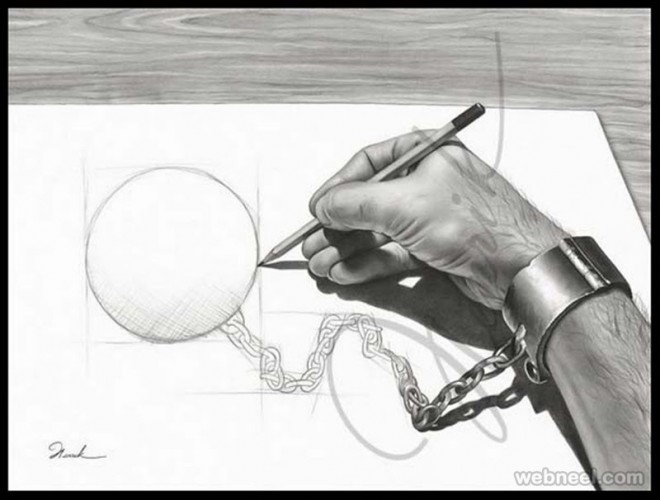 40 Most Funniest Pencil Drawings and Art works - Funny Drawings