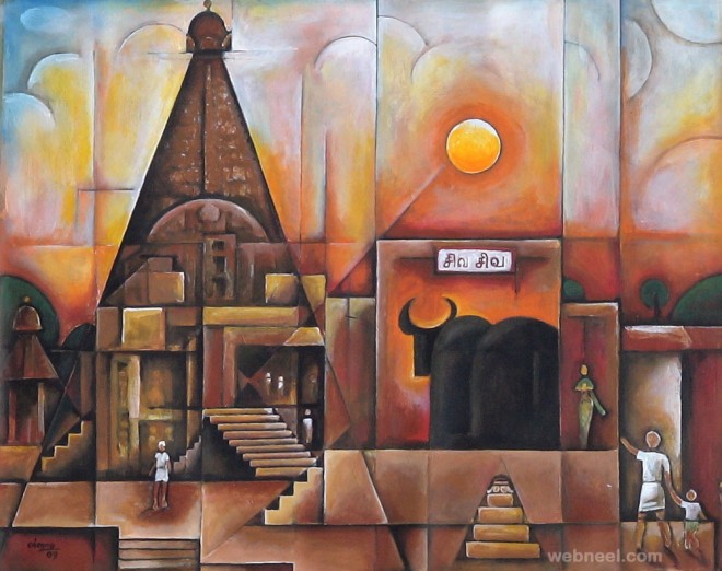 indian paintings by cheenu