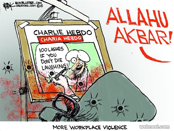 charlie hebdo attack cartoon