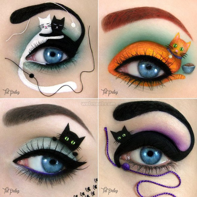 cats eyes makeup art by tal peleg