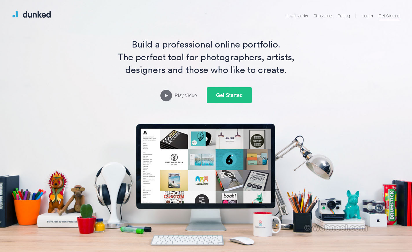 beautiful website design dunked free portfolio