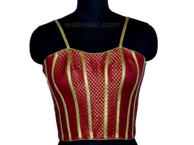 spaghetti strap blouse design