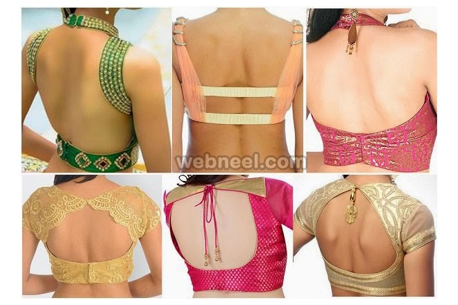 backless blouse design by ps