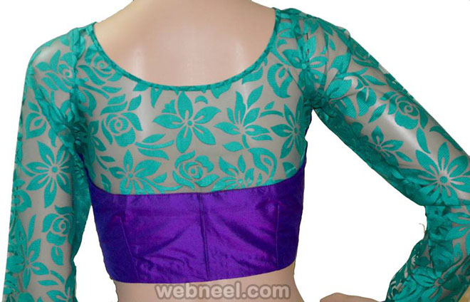 net blouse design