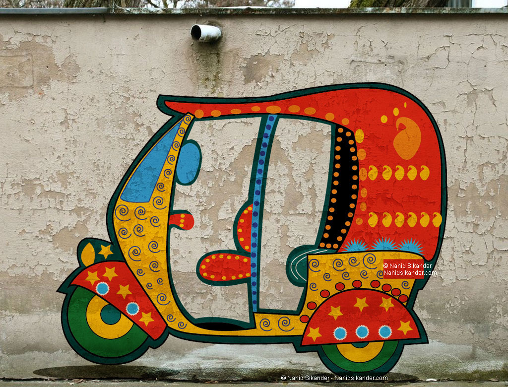 indian street painting auto bystartfoundation