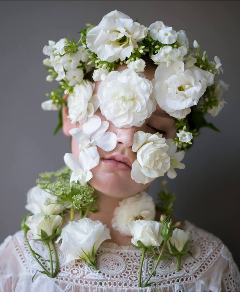 portrait photography flowerface by kristen hatji