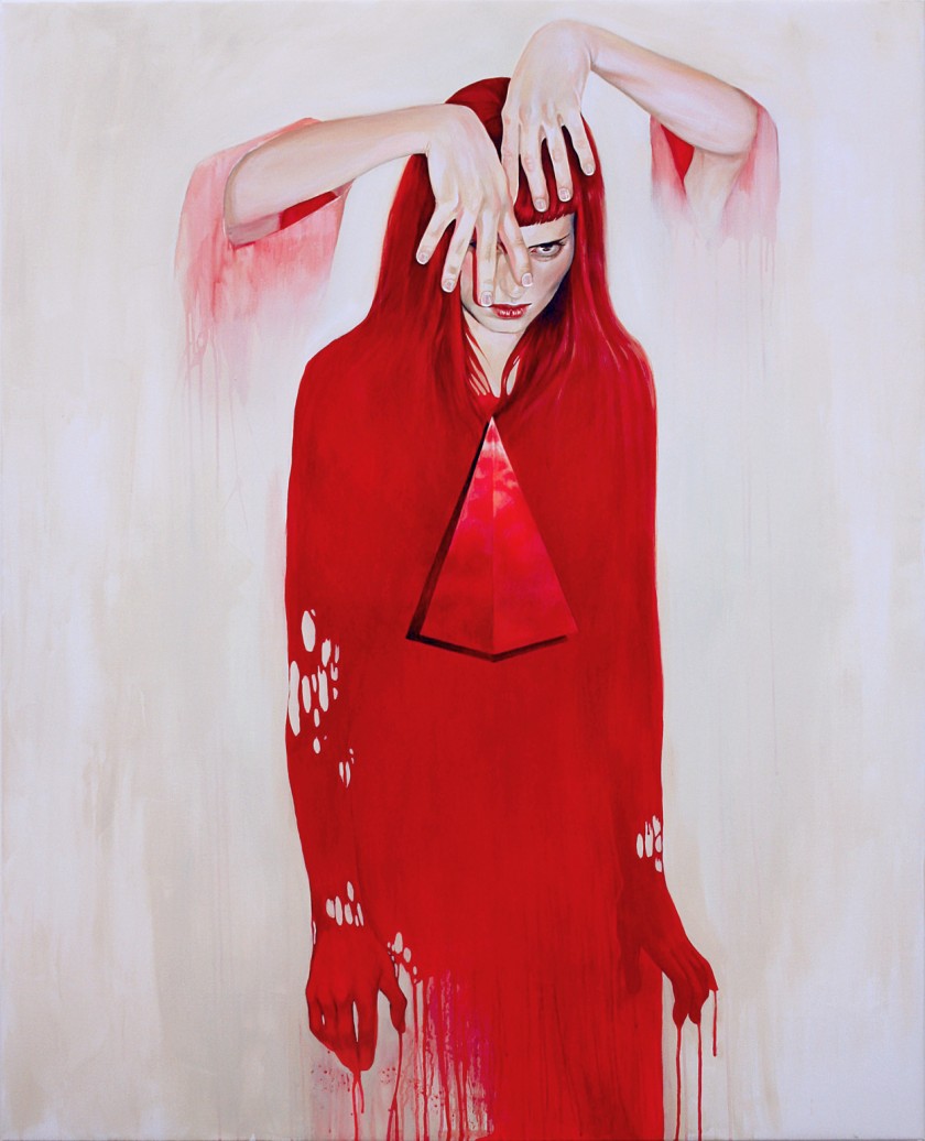 acrylic paintings last thought by martine johanna