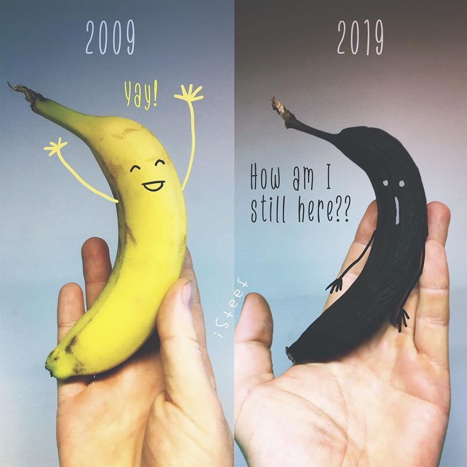 funny creative art ideas banana