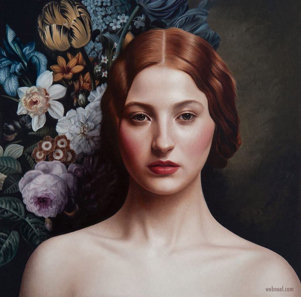 portrait painting by mary jane ansell