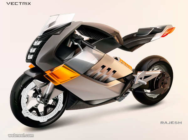 futuristic bike