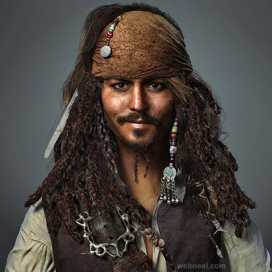 3d character design pirate