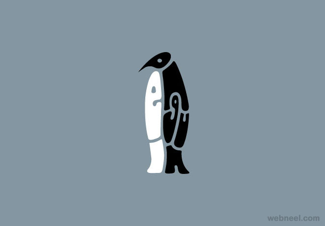 penguin typography design