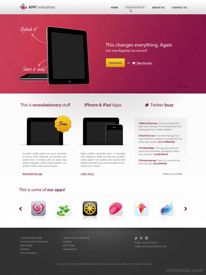 appcivilazation corporate website design