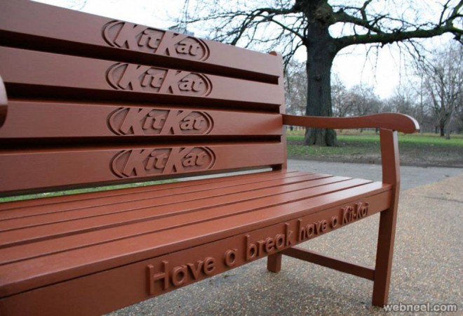 kitkat bench ad