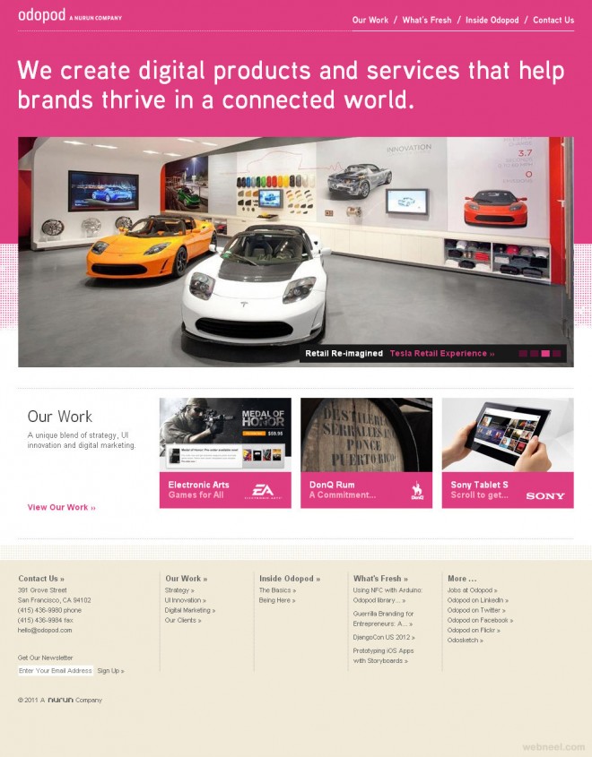odopod corporate website design