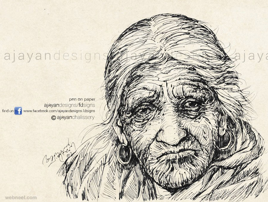 arundhati roy drawing