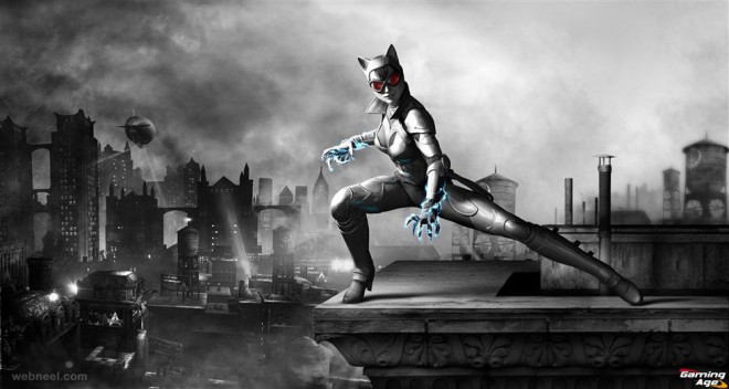 batman 3d game character design